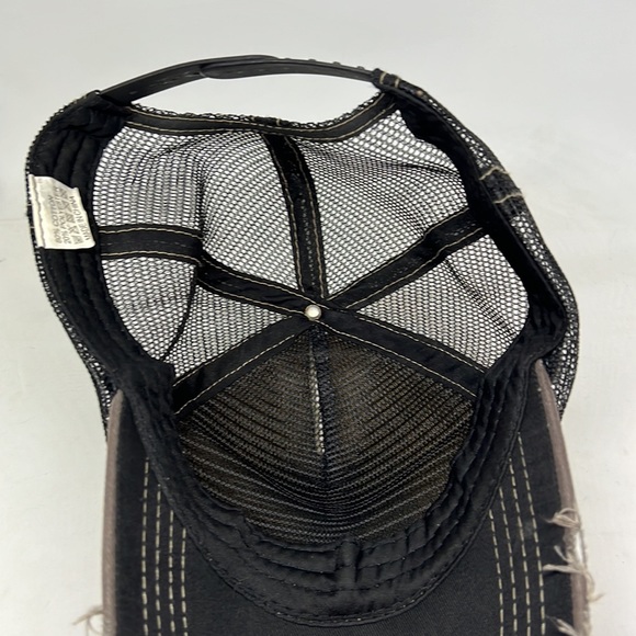 1990’s Distressed Tiger Trucker Hat / Cap, One Size - Picture 3 of 4